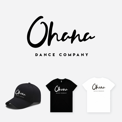 Jazz design with the title 'Ohana Dance Company'