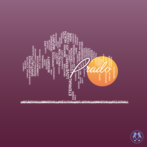 Name design with the title 'Logo concept for Family Name'