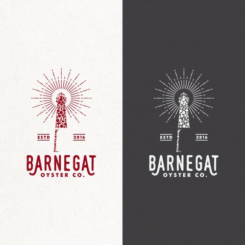 Lighthouse logo with the title 'BARNEGAT OYSTER '