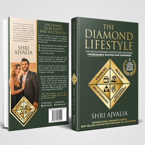 Layout design with the title 'Great Cover for Self Development'