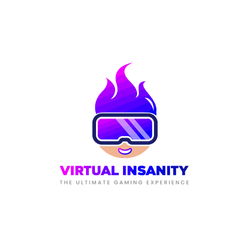 VR logo with the title 'Virtual Insanity'