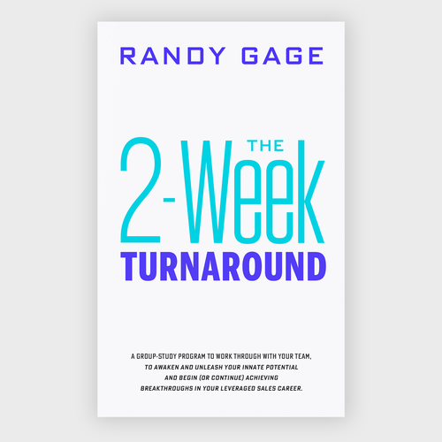 Bestseller book cover with the title 'Ebook cover design - The 2-Week Turnaround '