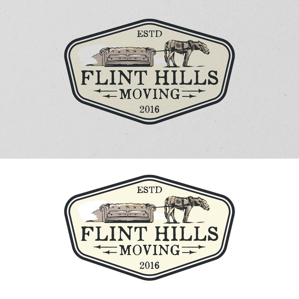 Moving company logo with the title 'Flint Hills Moving'