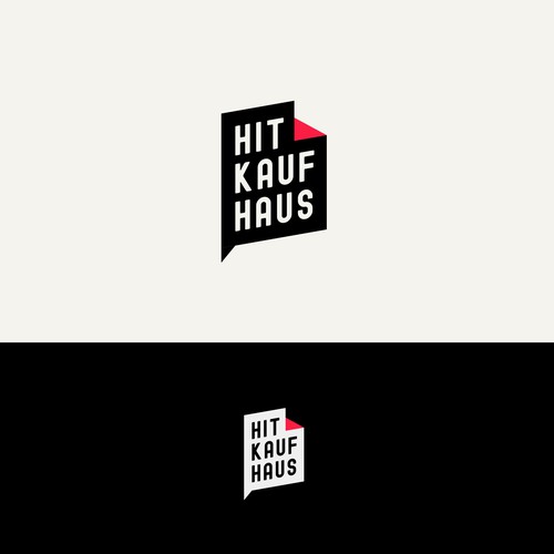 Online store logo with the title 'First online shop for hits is looking for a strong logo'