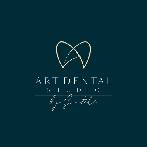 Monogram design with the title 'Dental logo for sale'