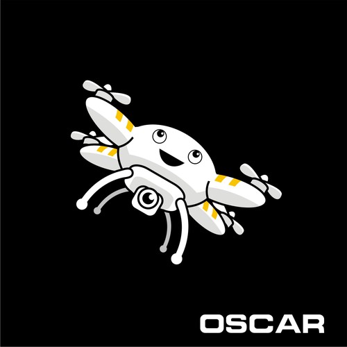 Friendly logo with the title 'Oscar the Drone'