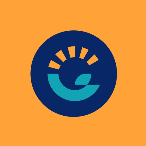 Geometric design with the title 'G Logo concept'