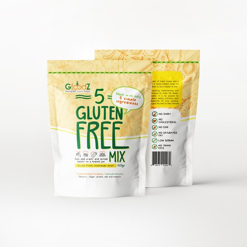 Simple label with the title 'Organic Food Label'