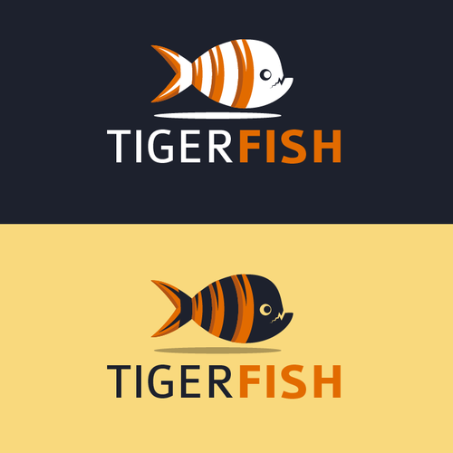 Tiger logo with the title 'Tiger Fish'