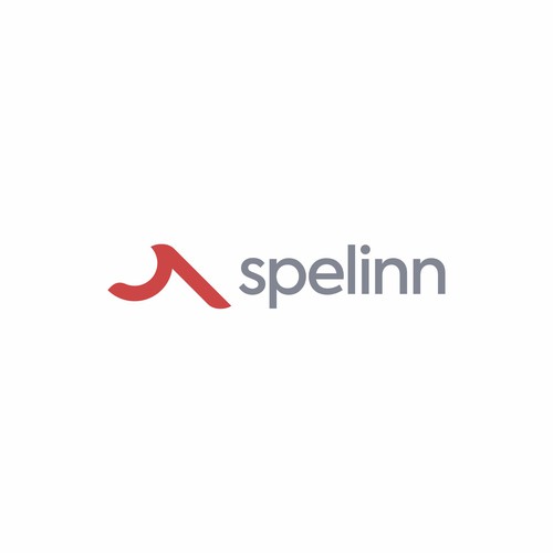 Walking design with the title 'Name to incorporate in the logo spelinn'