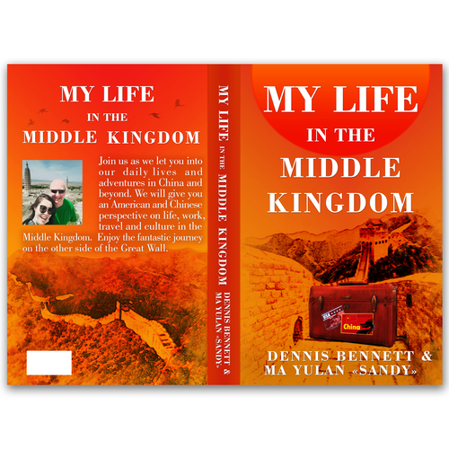 Travel book cover with the title 'Book cover'