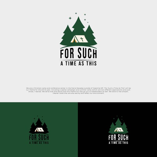 Spruce design with the title 'Logo For Contest 99 Design, Camp Venue'
