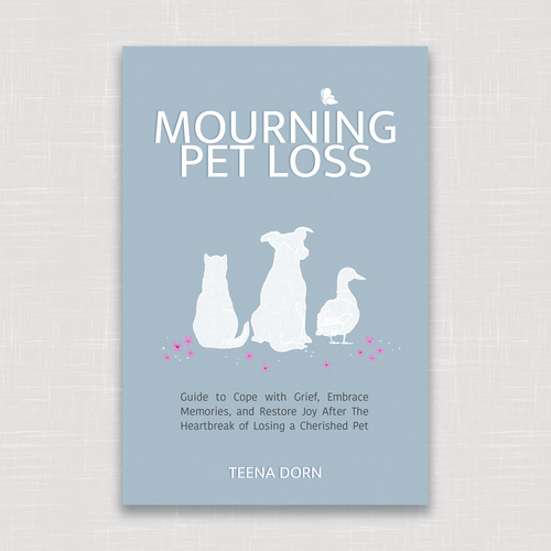 Contemporary book cover with the title 'Clean and contemporary book cover design'