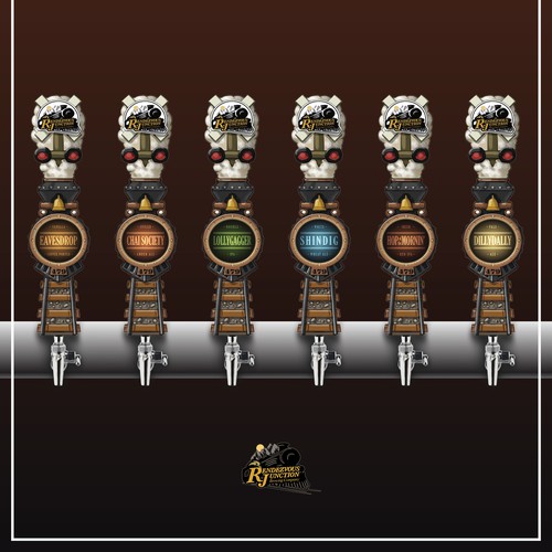 Tap design with the title 'Clean & Classic Tap Handle Labels'
