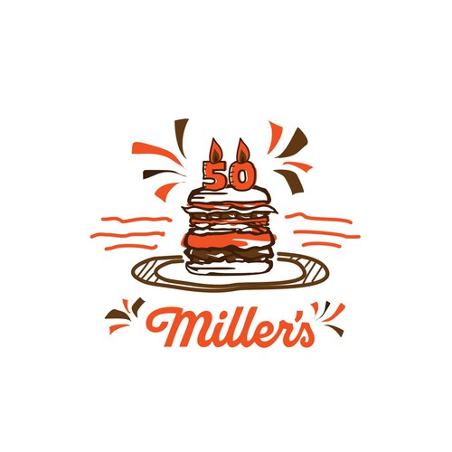 Anniversary t-shirt with the title 'simple design for 50th anniversary'