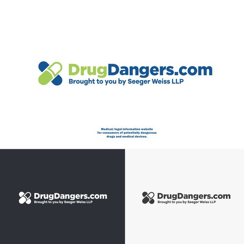 Drug design with the title 'logo concept for drugdangers.com'