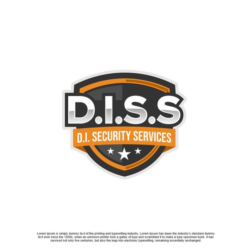 Security brand with the title 'Badge Logo for Security Services'