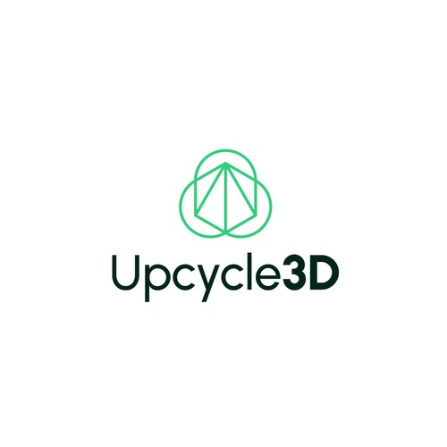 Material design with the title 'Upcycle 3D'