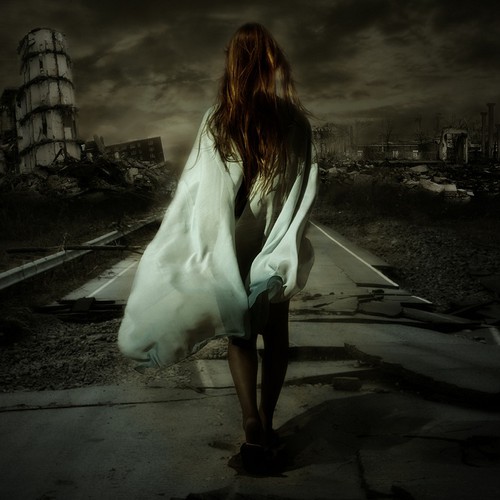 Dystopian book cover with the title 'When There's No Tomorrow'