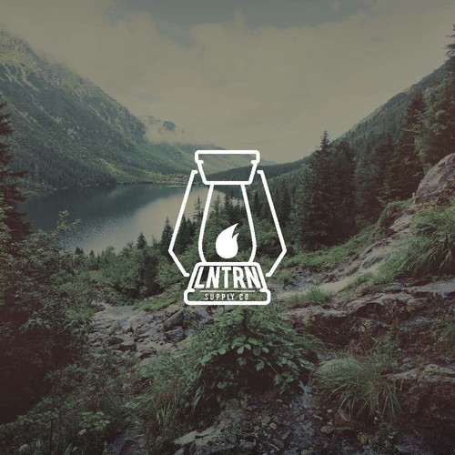 Artsy design with the title 'Logo concept #1 for LNTRN Supply co'
