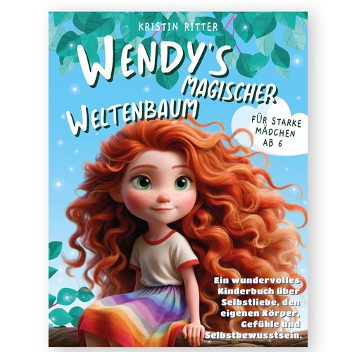 Kids book cover with the title 'Cover book design '