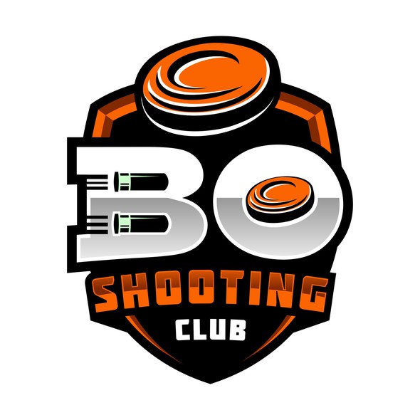 Shooting design with the title 'BO Shooting Logo'