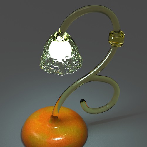 Prototype design with the title 'Innovative table lamp designs!'