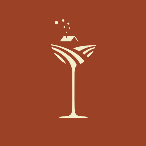 Intense design with the title 'Solitaire | Estate Vineyards | Wine Label'