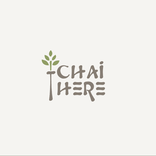 Raw design with the title 'Organic logo for a tea company'