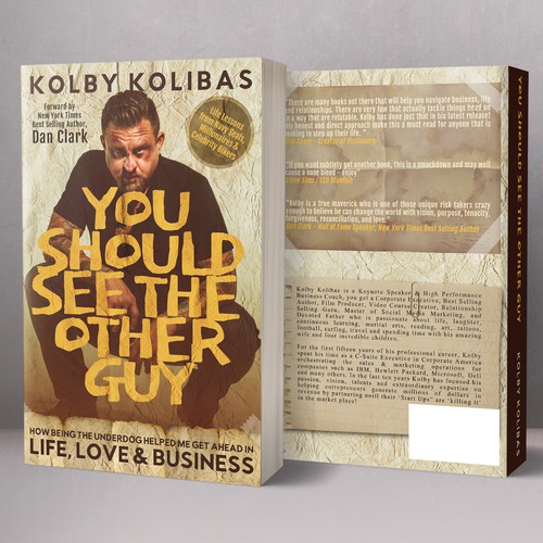 Texture design with the title 'You Should See The Other Guy'