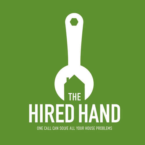 Handyman logo with the title 'Logo concept for house problem solving/handyman business. '