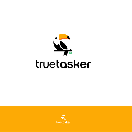 Toucan logo with the title 'TRUE TASKER'
