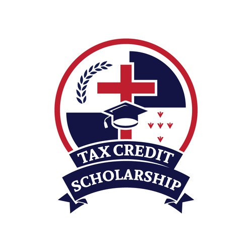 Catholic logo with the title 'Tax Credit Scholarship'