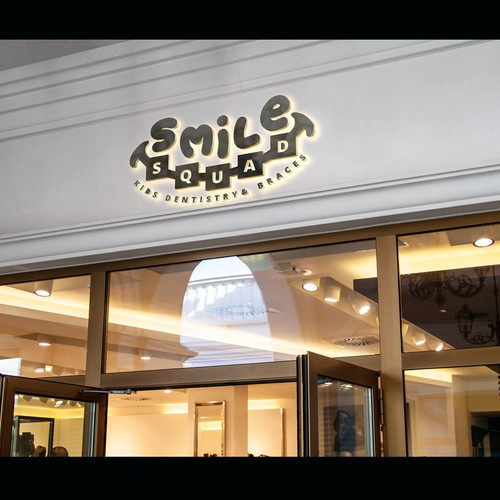 Braces design with the title 'Smile Squad'