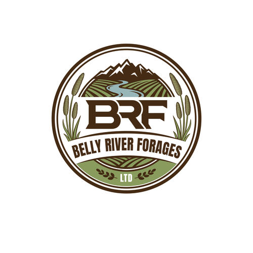 Design with the title 'BRF'