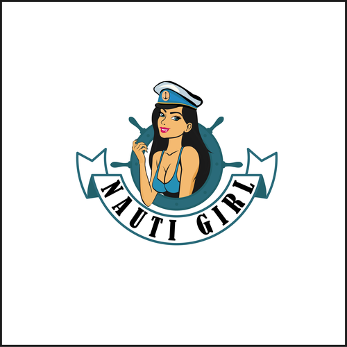 Sailor logo with the title 'sailor girl '