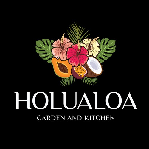 Hawaii logo with the title 'Holualoa'