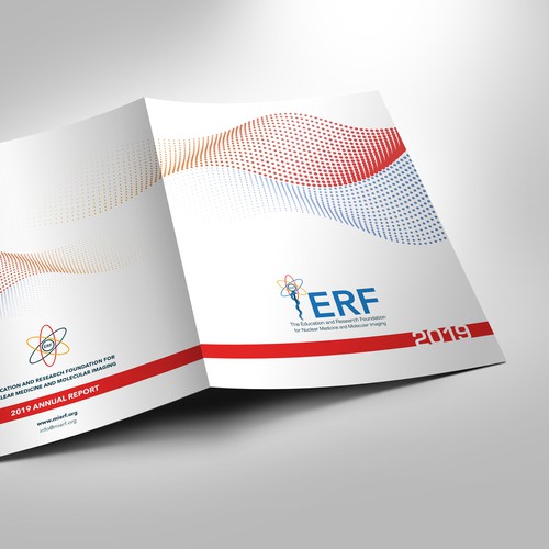 Annual report design with the title 'Annual Report'