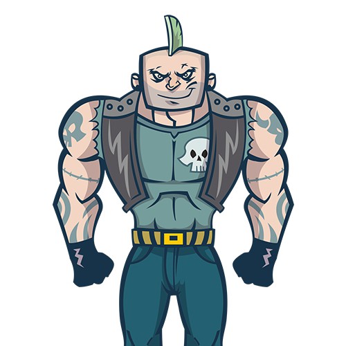 Kickass design with the title 'MotoDude 2'