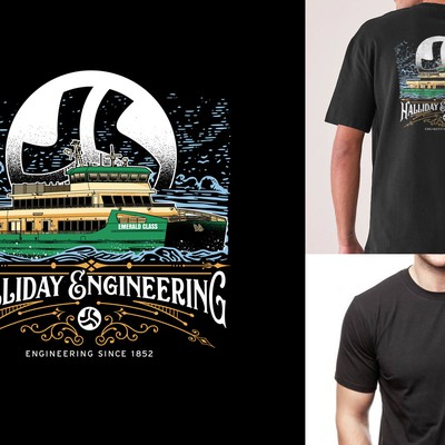 Halliday Engineering Emeral Class ship