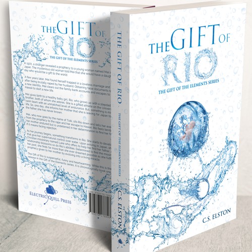 Baby book cover with the title 'Fantasy Book Cover Design'