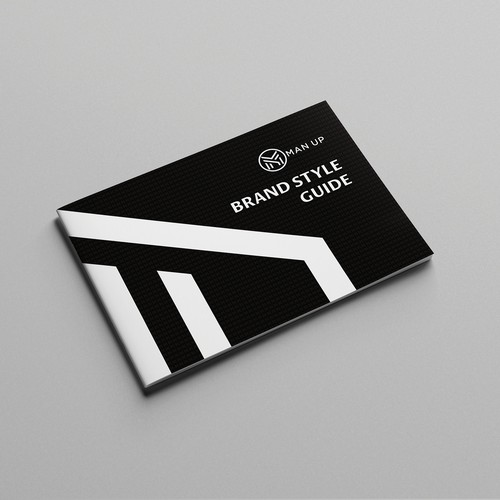 Style guide design with the title 'Brand Guide for a Fashion brand'