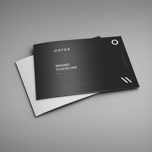 Font design with the title 'Brand Guide for Electric Car Sharing Service'