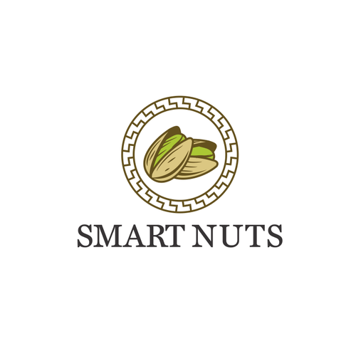 Nut logo with the title 'smart nuts'