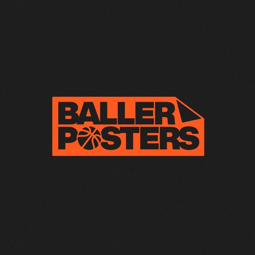 Steelers logo with the title 'Baller Posters'