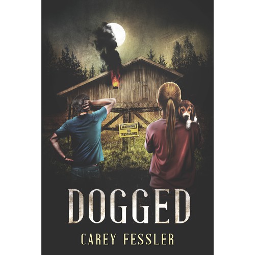 Animal book cover with the title ''Dogged' book cover'