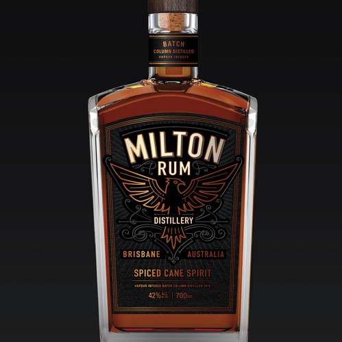 Elegant Alcohol Branding : 10 Cane Rum Packaging