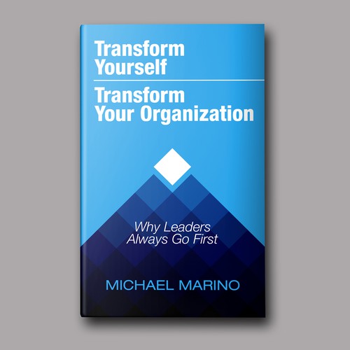 Leadership book cover with the title 'Book Cover design'