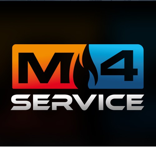 Heating design with the title 'Powerful design for Heating, cooling, refrigeration mechanical company'