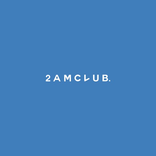 Shoe logo with the title 'Clean logo for 2AM CLUB'